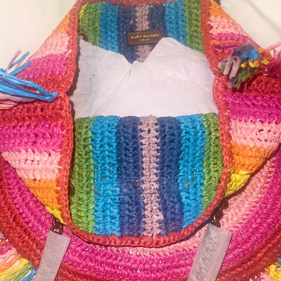 Kurt Geiger RainbowTote Bag Fringe - Picture 6 of 6